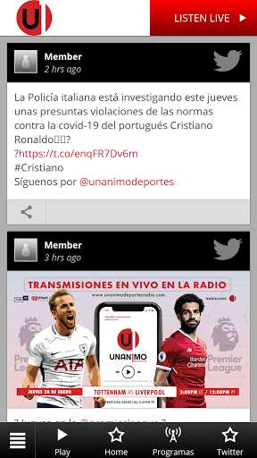 Run android online APK Unanimo Deportes from MyAndroid or emulate Unanimo Deportes using MyAndroid