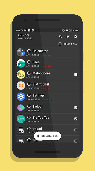 Run android online APK UnApp — Batch Uninstall Apps from MyAndroid or emulate UnApp — Batch Uninstall Apps using MyAndroid