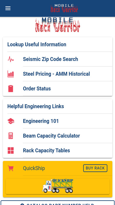 Emulate iPhone app UNARCO RACK WARRIOR using MyAndroid