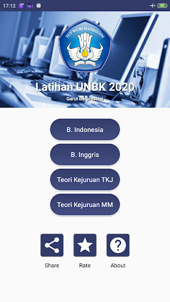 Run android online APK UNBK SMK/SMA 2020 from MyAndroid or emulate UNBK SMK/SMA 2020 using MyAndroid