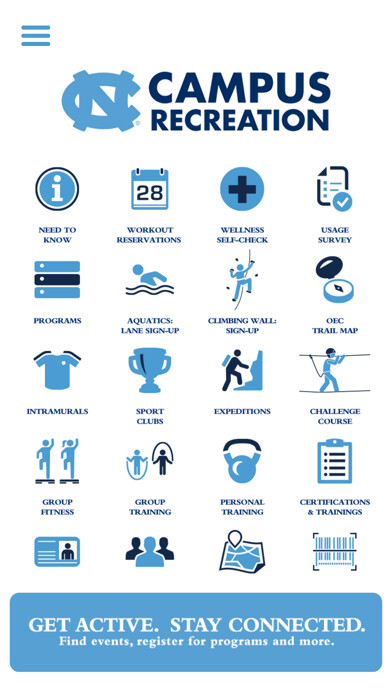 Emulate iPhone app UNC Campus Rec using MyAndroid Emulate iPhone app UNC Campus Rec using MyAndroid