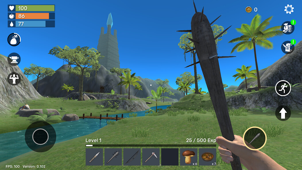 Run android online APK Uncharted Island: Survival RPG from MyAndroid or emulate Uncharted Island: Survival RPG using MyAndroid