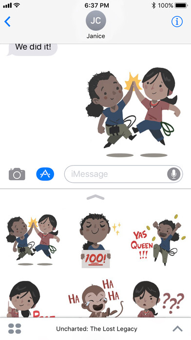 Emulate iPhone app Uncharted: The Lost Legacy Stickers using MyAndroid Emulate iPhone app Uncharted: The Lost Legacy Stickers using MyAndroid