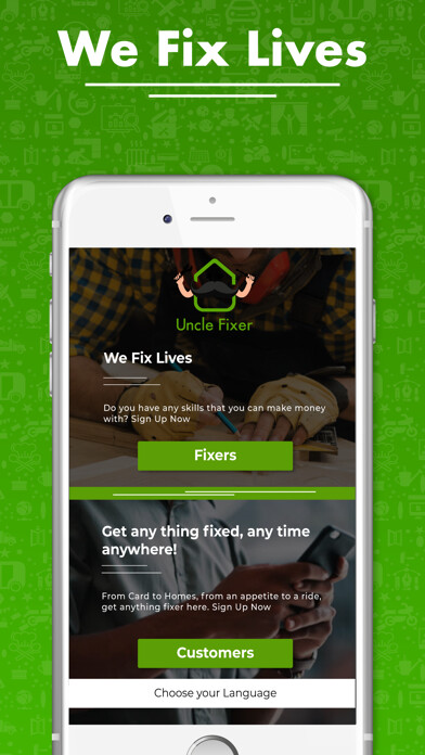 Emulate iPhone app UncleFixer using MyAndroid