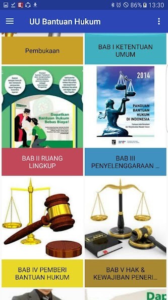 Emulate Android APK Undang Undang Bantuan Hukum