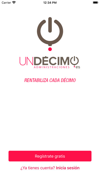 Emulate iPhone app Undecimo - Administraciones using MyAndroid