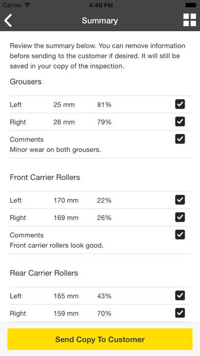 Emulate iPhone app Undercarriage Inspection using MyAndroid Emulate iPhone app Undercarriage Inspection using MyAndroid