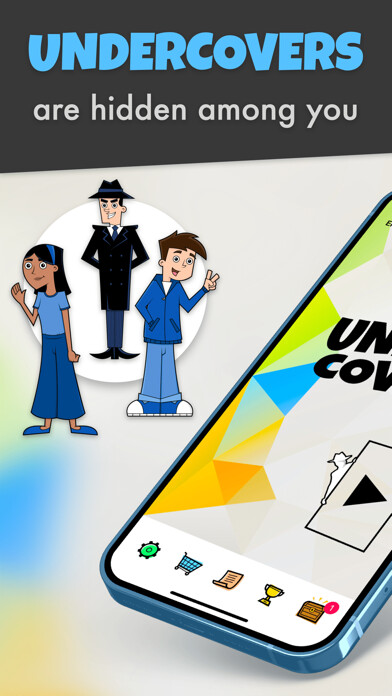 Emulate iPhone app Undercover: the Forgetful Spy using MyAndroid