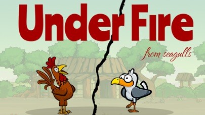 Emulate iPhone app Under fire from Seagulls using MyAndroid
