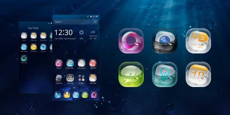 Emulate Android APK Undersea world Theme Emulate Android APK Undersea world Theme
