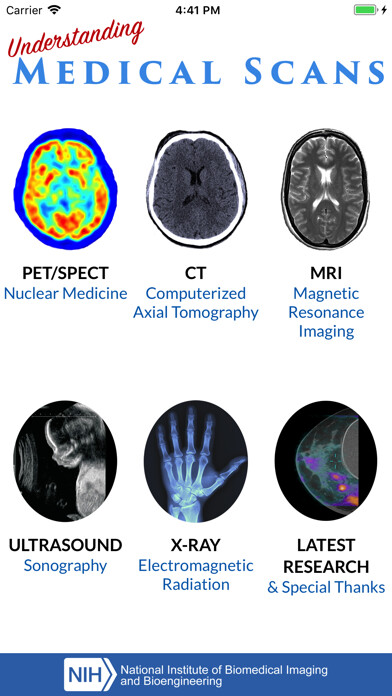 Emulate iPhone app Understanding Medical Scans using MyAndroid