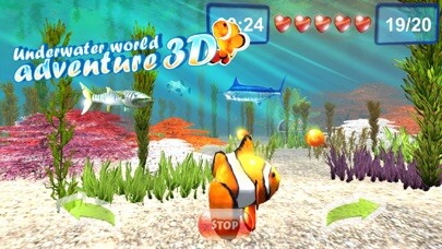 Emulate iPhone app Underwater adventure 3D using MyAndroid