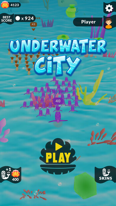 Emulate iPhone app Underwater City using MyAndroid