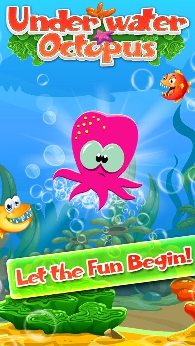 Emulate iPhone app Underwater Octopus using MyAndroid