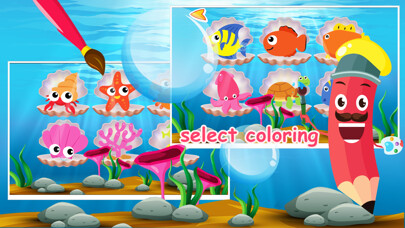 Emulate iPhone app Underwater Paint Game - Fun sea world artstudio using MyAndroid Emulate iPhone app Underwater Paint Game - Fun sea world artstudio using MyAndroid
