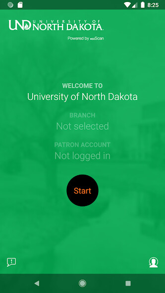 Run android online APK UND Libraries Checkout from MyAndroid or emulate UND Libraries Checkout using MyAndroid