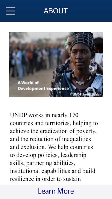 Emulate iPhone app UNDP App using MyAndroid