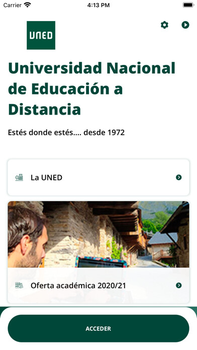 Emulate iPhone app UNED using MyAndroid Emulate iPhone app UNED using MyAndroid