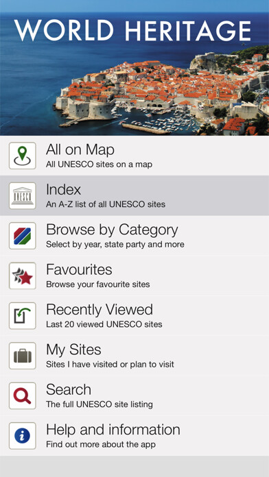 Emulate iPhone app UNESCO World Heritage using MyAndroid Emulate iPhone app UNESCO World Heritage using MyAndroid
