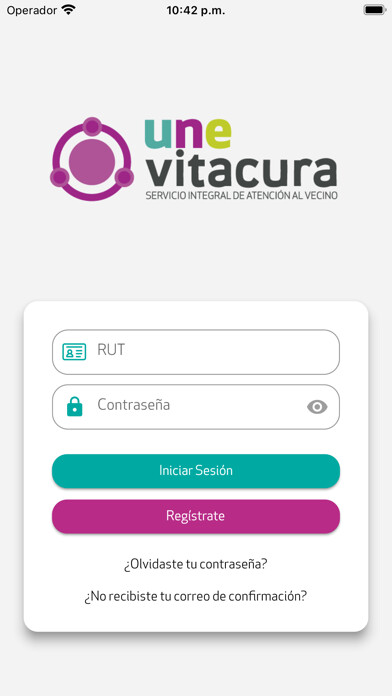 Emulate iPhone app Une Vitacura using MyAndroid Emulate iPhone app Une Vitacura using MyAndroid