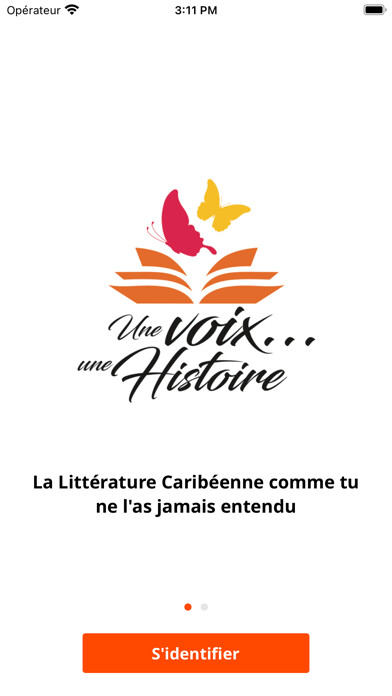 Emulate iPhone app Une Voix...Une Histoire using MyAndroid