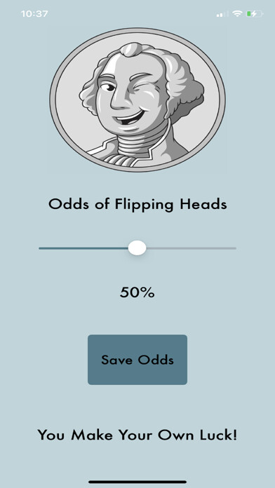 Emulate iPhone app Unfair Coin Flip using MyAndroid Emulate iPhone app Unfair Coin Flip using MyAndroid