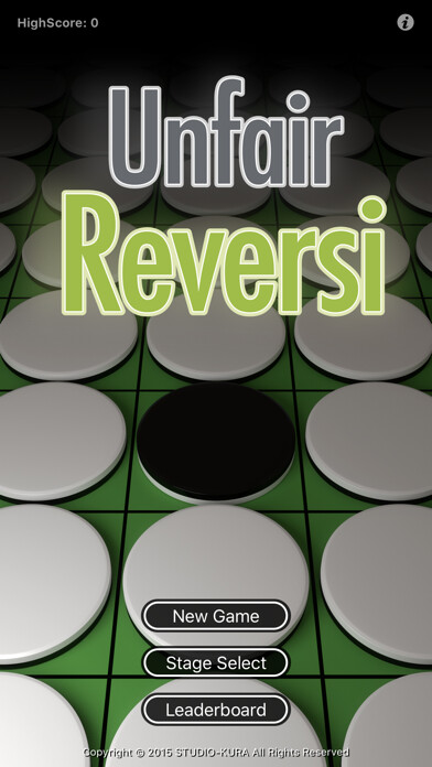 Emulate iPhone app Unfair Reversi using MyAndroid