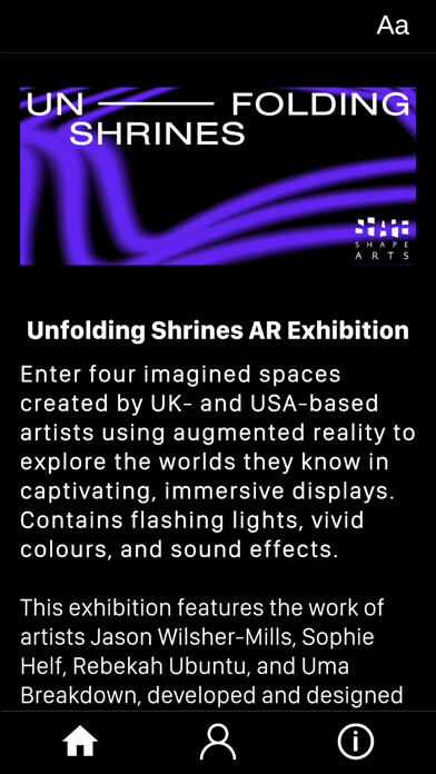 Emulate iPhone app Unfolding Shrines using MyAndroid