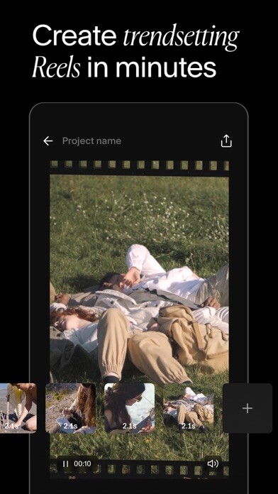Emulate iPhone app Unfold: Reels & Story Editor using MyAndroid