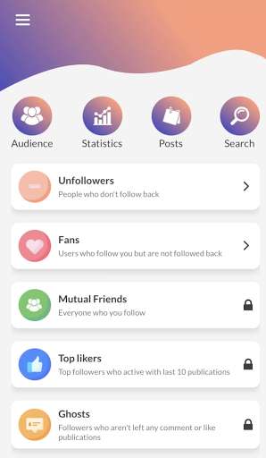 Run android online APK Unfollowers Analyser VIP from MyAndroid or emulate Unfollowers Analyser VIP using MyAndroid