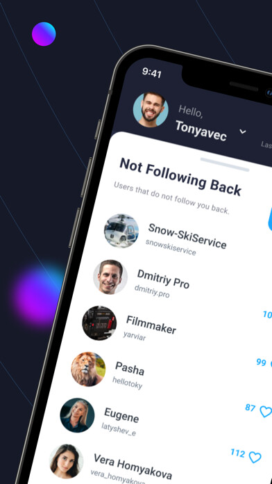 Emulate iPhone app Unfollowers / Lost Followers using MyAndroid