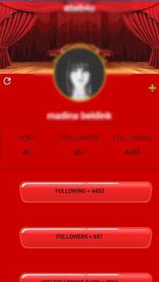 Emulate Android APK Unfollowers PRO for Instagram + followers Simulato
