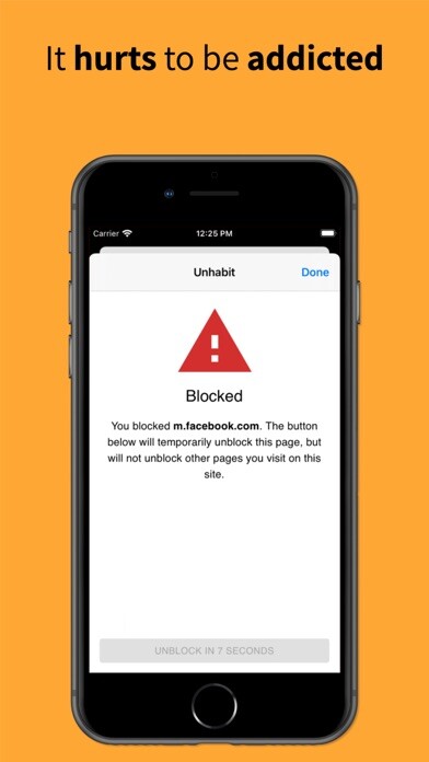 Emulate iPhone app Unhabit using MyAndroid