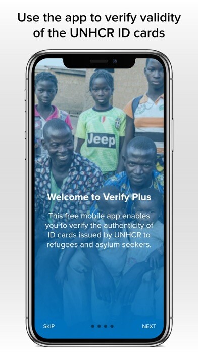 Emulate iPhone app UNHCR Verify Plus using MyAndroid