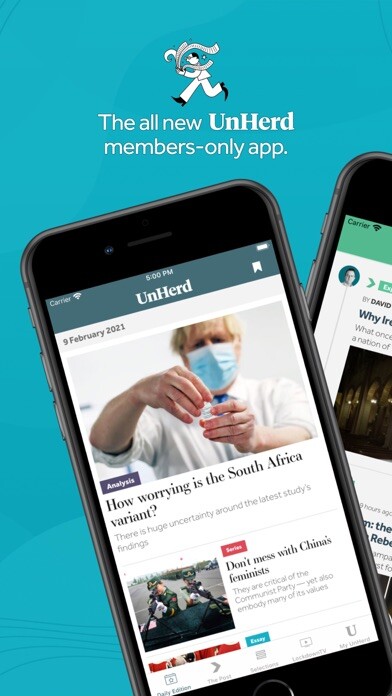 Emulate iPhone app UnHerd using MyAndroid
