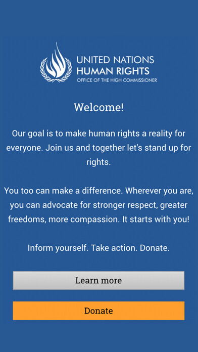 Emulate iPhone app UN HumanRights using MyAndroid Emulate iPhone app UN HumanRights using MyAndroid