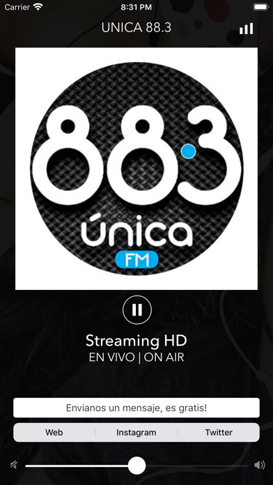 Emulate iPhone app UNICA FM 88.3 using MyAndroid Emulate iPhone app UNICA FM 88.3 using MyAndroid