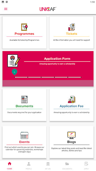 Run android online APK Unicaf Scholarships from MyAndroid or emulate Unicaf Scholarships using MyAndroid Run android online APK Unicaf Scholarships from MyAndroid or emulate Unicaf Scholarships using MyAndroid