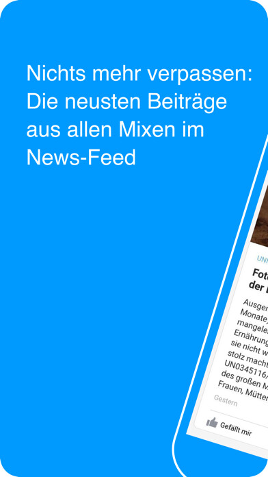 Emulate iPhone app UNICEF erleben using MyAndroid