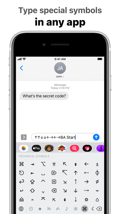 Emulate iPhone app UniChar — Unicode Keyboard using MyAndroid Emulate iPhone app UniChar — Unicode Keyboard using MyAndroid
