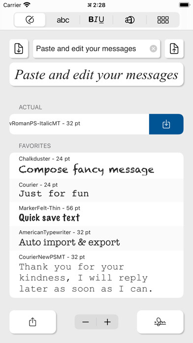 Emulate iPhone app uniChrars using MyAndroid
