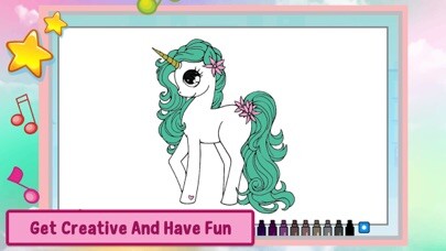 Emulate iPhone app Unicorn Coloring Games - Art using MyAndroid Emulate iPhone app Unicorn Coloring Games - Art using MyAndroid