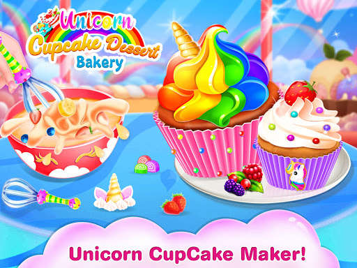 Run android online APK Unicorn Cupcake Dessert Bakery Food Games from MyAndroid or emulate Unicorn Cupcake Dessert Bakery Food Games using MyAndroid
