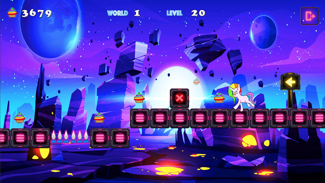 Run android online APK Unicorn Dash Attack 2: Neon Lights Unicorn Games from MyAndroid or emulate Unicorn Dash Attack 2: Neon Lights Unicorn Games using MyAndroid
