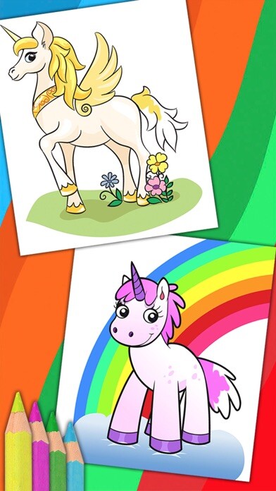 Emulate iPhone app Unicorn & Fantastic Animals Pegasus coloring pages using MyAndroid Emulate iPhone app Unicorn & Fantastic Animals Pegasus coloring pages using MyAndroid