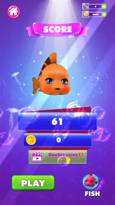 Emulate iPhone app Unicorn Fish Runner Pony using MyAndroid