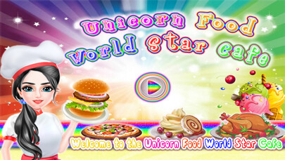 Emulate iPhone app Unicorn Food – World Star Cafe using MyAndroid