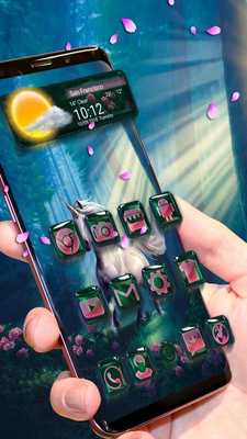 Emulate Android APK Unicorn Glass Night Theme