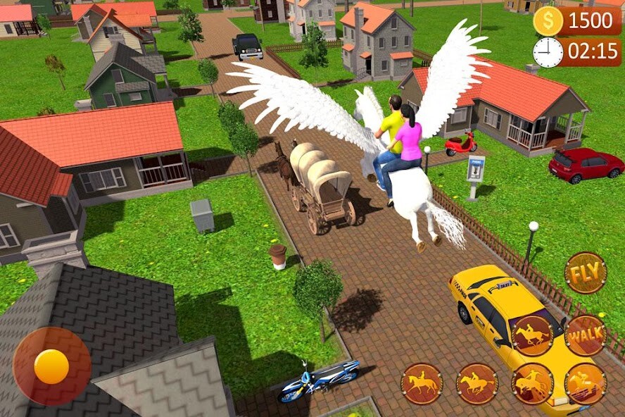 Run android online APK Unicorn Horse Taxi Driving 3D from MyAndroid or emulate Unicorn Horse Taxi Driving 3D using MyAndroid