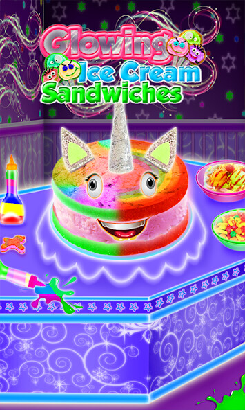 Run android online APK Unicorn Ice Cream Sandwich Maker! DIY Rainbow Chef from MyAndroid or emulate Unicorn Ice Cream Sandwich Maker! DIY Rainbow Chef using MyAndroid